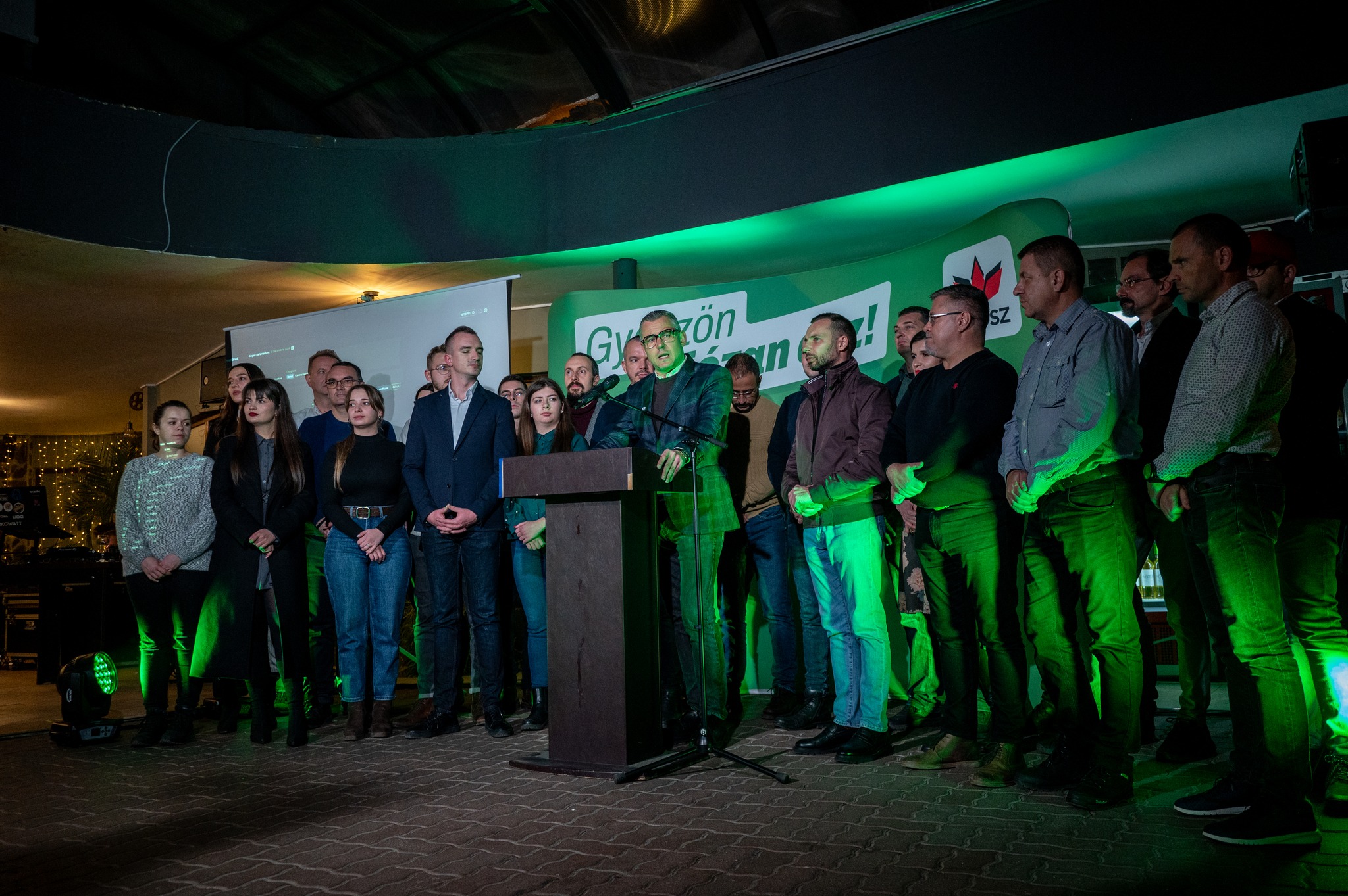 May be an image of 12 people, lighting and crowd